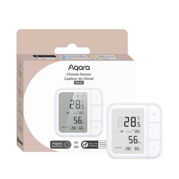 Aqara - Smart Temperature Humidity Sensor with LCD Display Zigbee/Thread