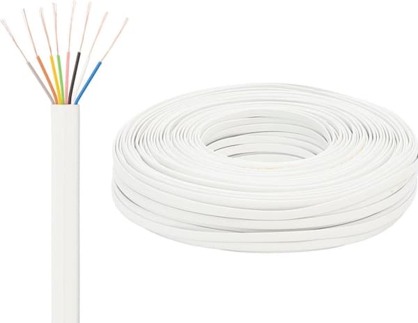 Blåsa 4121# Kabel kp-8/100m vit