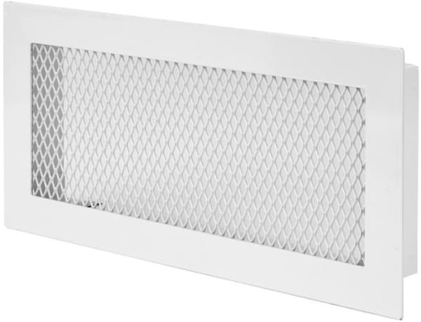 Fireplace grate MRK3015, 300 x 150 mm, white.