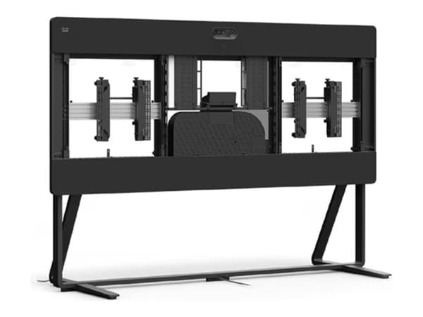 Cisco - Monteringssett for videokonferanse - står på gulv - karbon sort