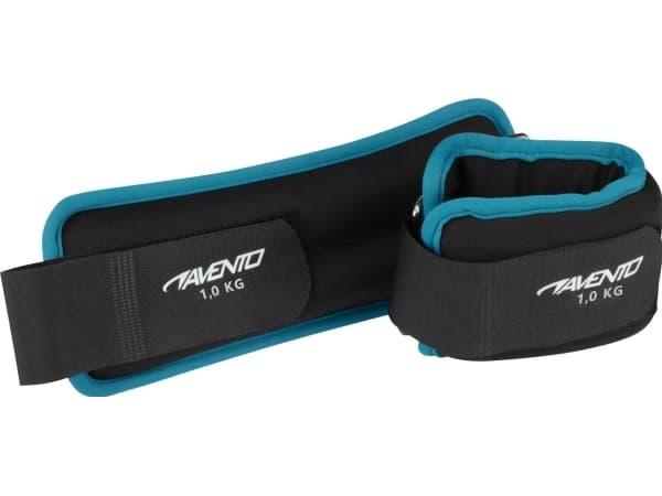 Kettlebell SKO Wrist/ankle weight neopreen AVENTO 41AE 2X1kg Black/Blue