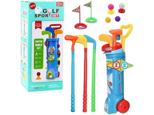 Golfsett Cart Sticks Course Sportsspill 20el