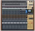 Miniatyrbilde 1 av 5: Tascam Model 24, 24 kanaler, Bluetooth, 52 W, Sort, Gull, Tre