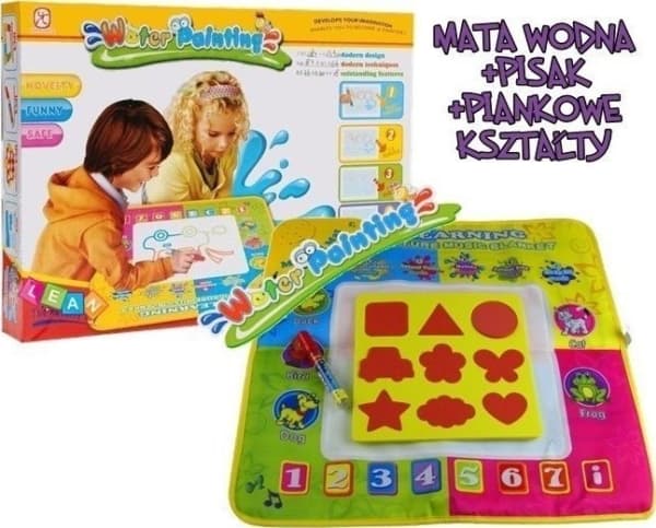 Lean Toys Stor vannmatte Magic Marker