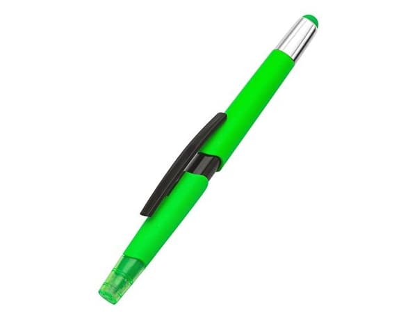 WEDO Stylus 3-i-1 NEON, 24 st. display pekpenna, biros & överstrykningspenna i ett, assorterade i - 24 st (261 61099)