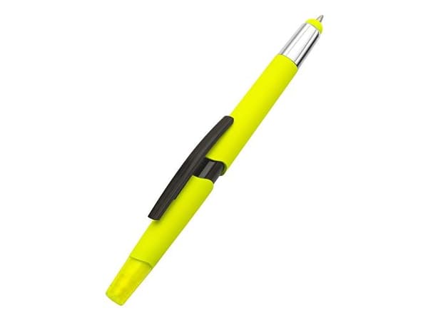WEDO Stylus 3-i-1 NEON, 24 st. display pekpenna, biros &amp; överstrykningspenna i ett, assorterade i - 24 st (261 61099)