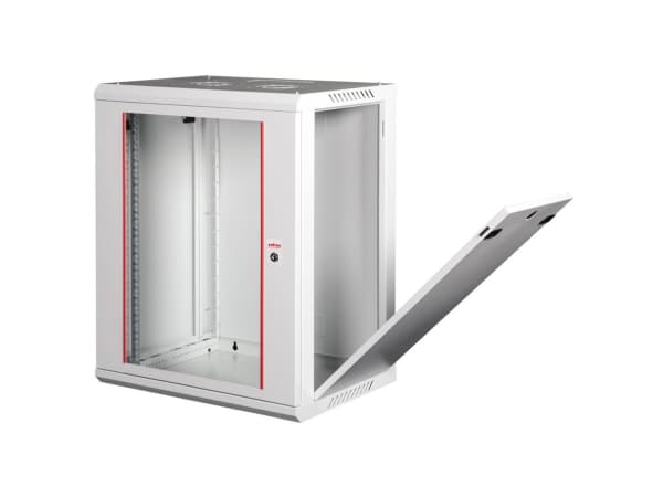 ROLINE 26.21.0127, Wall mounted rack, 18U, 80 kg, Rack rails, 20.6 kg, Grey