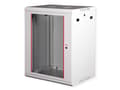 Pikkukuva 1 / 5: ROLINE 26.21.0127, Wall mounted rack, 18U, 80 kg, Rack rails, 20.6 kg, Grey