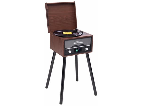 Denver 111161600140, Suoravetoinen levysoitin, Automaattinen, Musta, Ruskea, 33, 45, 78 RPM, Elektroninen jarru, Tasavirtamoottori