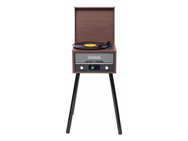 Denver 111161600140, Suoravetoinen levysoitin, Automaattinen, Musta, Ruskea, 33, 45, 78 RPM, Elektroninen jarru, Tasavirtamoottori