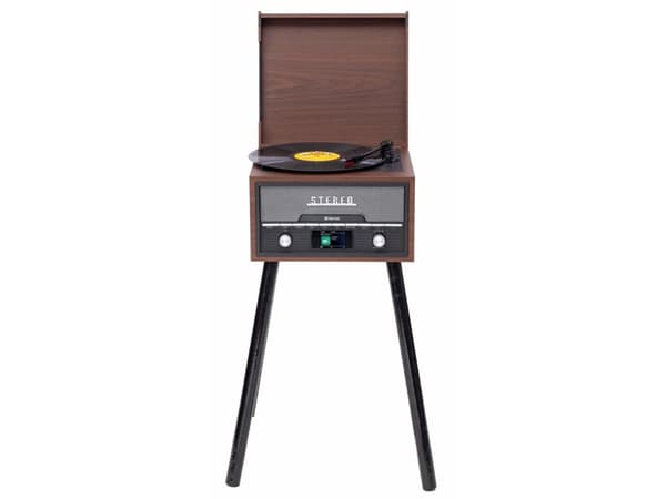 Denver 111161600140, Suoravetoinen levysoitin, Automaattinen, Musta, Ruskea, 33, 45, 78 RPM, Elektroninen jarru, Tasavirtamoottori