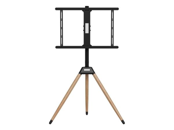 Gembird TVS-75ST-01, 200 x 200 mm, 600 x 400 mm, -5 - 3°, -20 - 180°, Bokträ, Plast, Stål, Svart, Trä