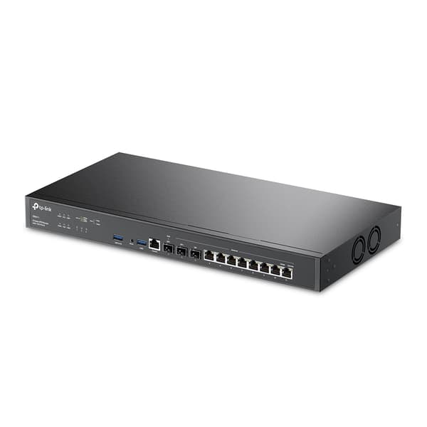 TP-Link Omada ER8411 kabelansluten router Gigabit Ethernet Svart