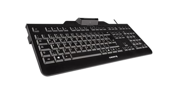 CHERRY KC 1000 SC tangentbord Kontor USB QWERTZ tyska Svart