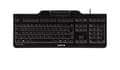 Miniatyrbild 1 av 4: CHERRY KC 1000 SC tangentbord Kontor USB QWERTZ tyska Svart