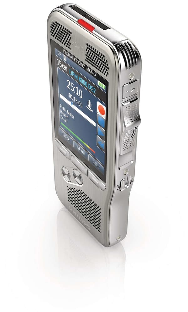 Philips DPM 8300 diktafoner Internminne Silver