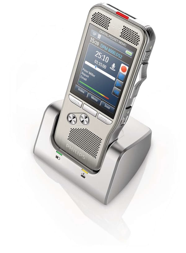 Philips DPM 8300 diktafoner Internminne Silver