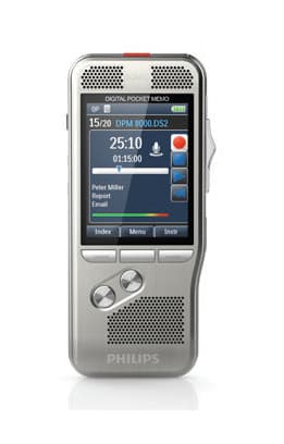 Philips DPM 8300 diktafoner Internminne Silver