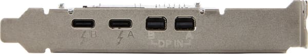 HP Crd Dual TBT4 PCIe x4 LP nätverkskort/adapters Intern