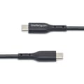 Miniatyrbild 3 av 4: StarTech.com 3 m USB-C-laddningskabel, laddning och synkronisering, 60 W (3 A) PD, USB 2.0-laddare för bärbar dator, TPE-mantel - Svart USB C-laddning