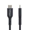 Miniatyrbild 2 av 4: StarTech.com 3 m USB-C-laddningskabel, laddning och synkronisering, 60 W (3 A) PD, USB 2.0-laddare för bärbar dator, TPE-mantel - Svart USB C-laddning