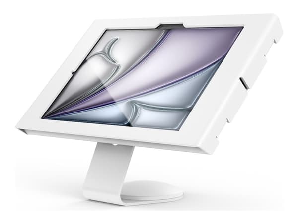 Compulocks iPad Air M2 & M3 11", Apex Enclosure Core Stand - White - Monteringssats (hölje, ställ) - för surfplatta - låsbar - metallram - vit - skär
