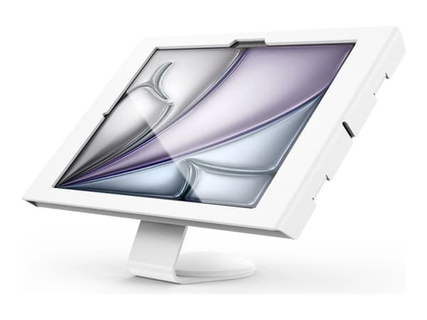 Compulocks iPad Air M2 & M3 11", Apex Enclosure Core Stand - White - Monteringssats (hölje, ställ) - för surfplatta - låsbar - metallram - vit - skär