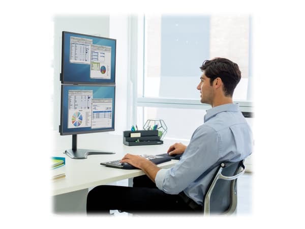 [OUTLET] - Fellowes Seasa 8044001, Vapaasti seisova, 8 kg, 81,3 cm (32"), 100 x 100 mm, Korkeudensäätö, Musta