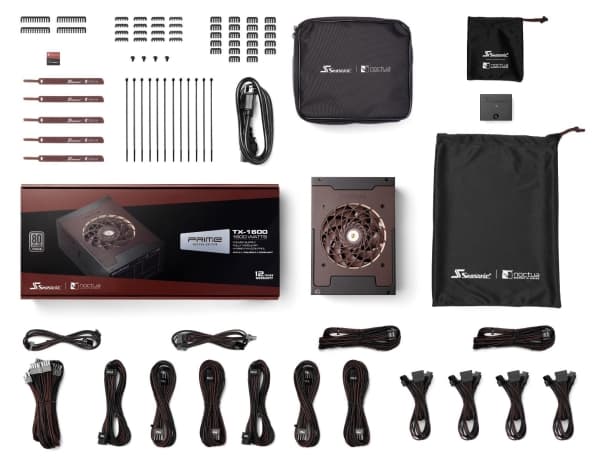 Seasonic PRIME TX-1600 Noctua Edition Netzteil ATX 3.1 1600W (Titanium/CM-full) (PRIME TX-1600 Noctua Edition)