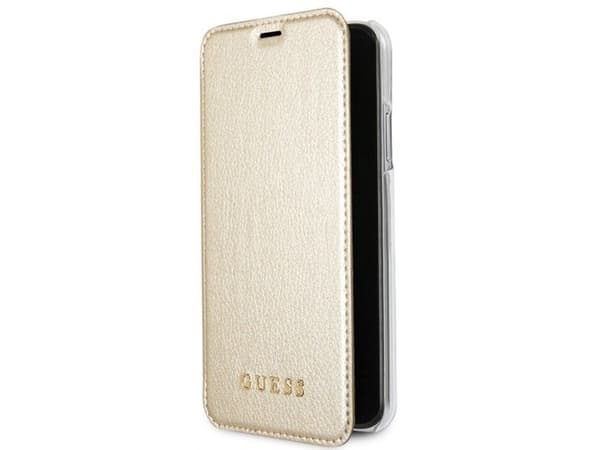 Guess GUFLBKPXIGLTGO iPhone X/Xs gold book Iridescent