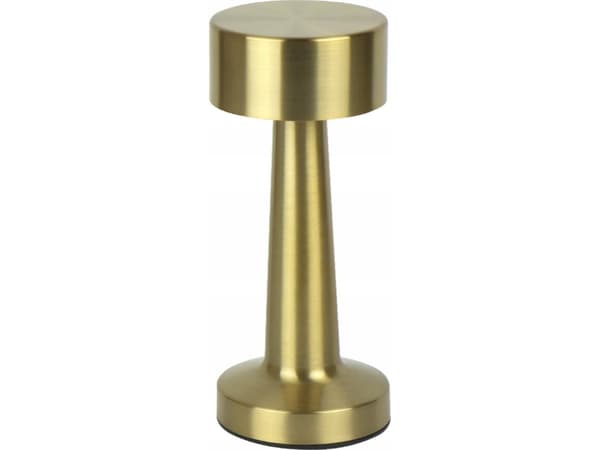 Uppladdningsbar skrivbordslampa RIWIA, 1W, 120lm, CCT färgskiftning, 1800mAh, guld