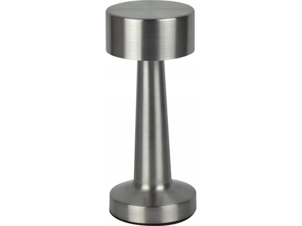 Ladattava pöytävalaisin RIWIA, 1W, 120lm, CCT-värimuutos, 1800mAh, hopea