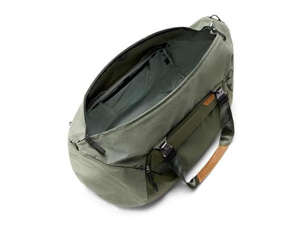 Peak Design Travel Duffel, Olive, Camping, Sport, Travel, 50 L, Nylon, Nylon, Padded