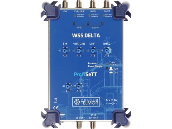 Telmorin monikaistavahvistin WSS-DELTA ProfiSETT TELMOR