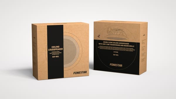 Fonestar GAT-601 - 100V Takhögtalare 6,5'' vit