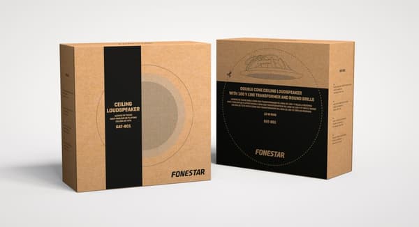 Fonestar GAT-801 - 100 V:n kattokaiutin 8 tuumaa, valkoinen