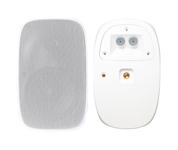 Fonestar SONORA-6TB - Vandtæt (IP-66) 2-vejs højttaler med 100V transformer. 60W RMS ved 100V/8Ω, hvid