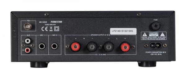 Fonestar AS-1515 - Kompakt integrerad stereoförstärkare