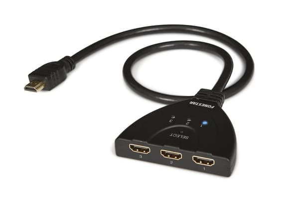 Fonestar FO-513 - Bidirektionel, automatisk HDMI-switch 3 x 1 (3 indgange x 1 udgang)