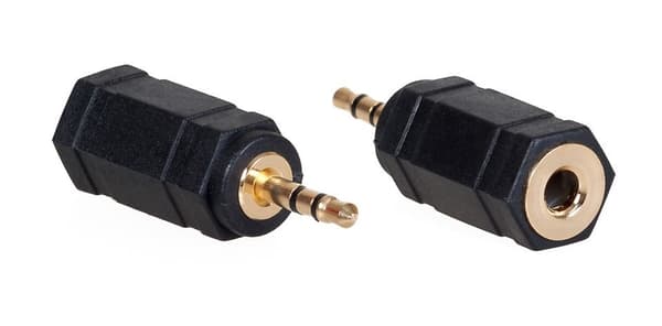 2,5 mm F / 3,5 mm M mikrojack-adapter