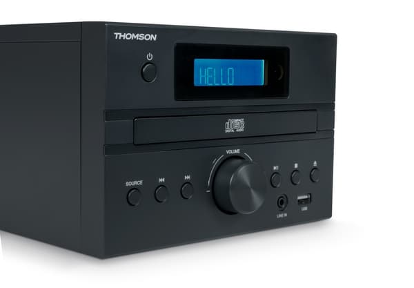 Thomson MIC123BT - Mikrosystem med Bluetooth, CD, USB, FM