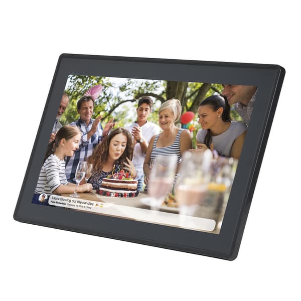 Digital fotoramme FULL HD FRAMEO Wi-Fi Touchscreen IPS 15,6"" 16GB Denver PFF-1515B Sort