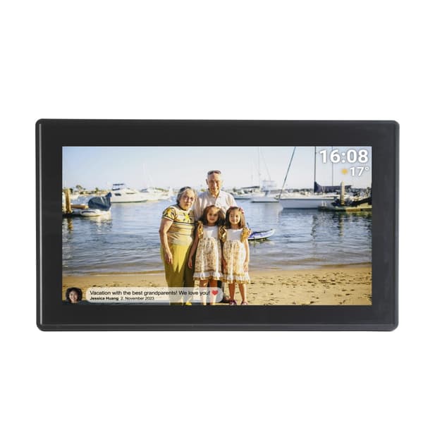 Digital fotoramme FULL HD FRAMEO Wi-Fi Touchscreen IPS 15,6"" 16GB Denver PFF-1515B Sort