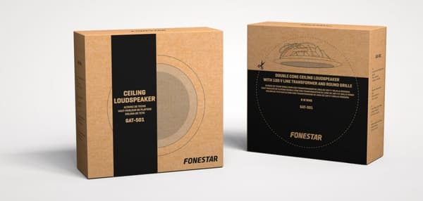 Fonestar GAT-501 - 100V, 5'' rund indbygget højttaler, hvid