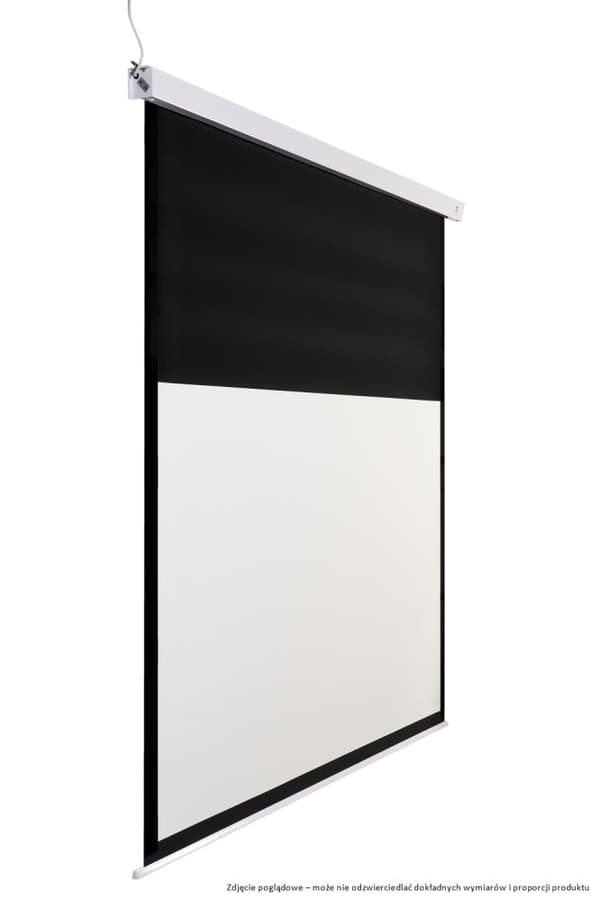 Avtek Business Electric 240 109-tommer projektionslærred Sort, Hvid
