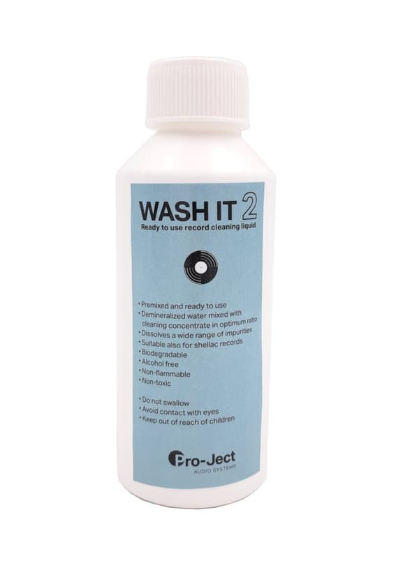 Pro-Ject Wash it 2 - Rengøringsmiddel til vinylplader, 250 ml