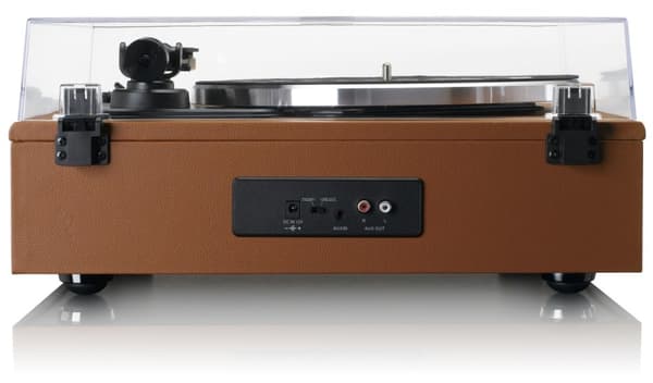 Lenco LS-430BN levysoitin kaiuttimilla ja Bluetoothilla, hihnaveto, esivahvistin