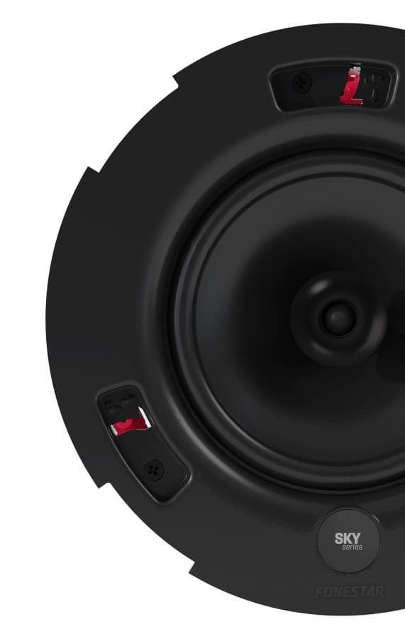 Fonestar SKY-6T - pyöreä sisäänrakennettu kaiutin, 6", valkoinen