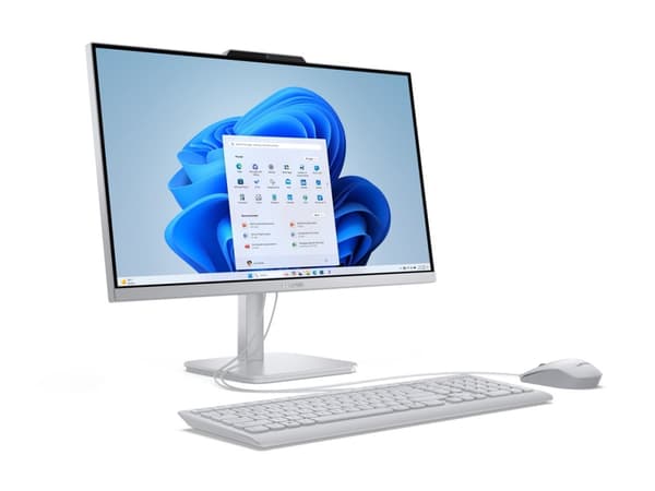 Lenovo A100 F0J6 - Alt-i-ett med stativ - inntil 3.4 GHz - RAM 8 GB - SSD 256 GB - Gigabit Ethernet - monitor: LED 23.8" 1920 x 1080 (Full HD) - skyg