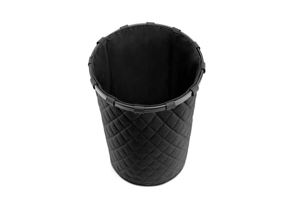 Reisenthel homebasket L, Svart, Gjuten aluminium, Polyester, Korg, Monokromatiskt, Geometriskt mönster, inomhus